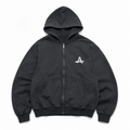 Orbit Logo Zip Hoodie - Black | Action Replay