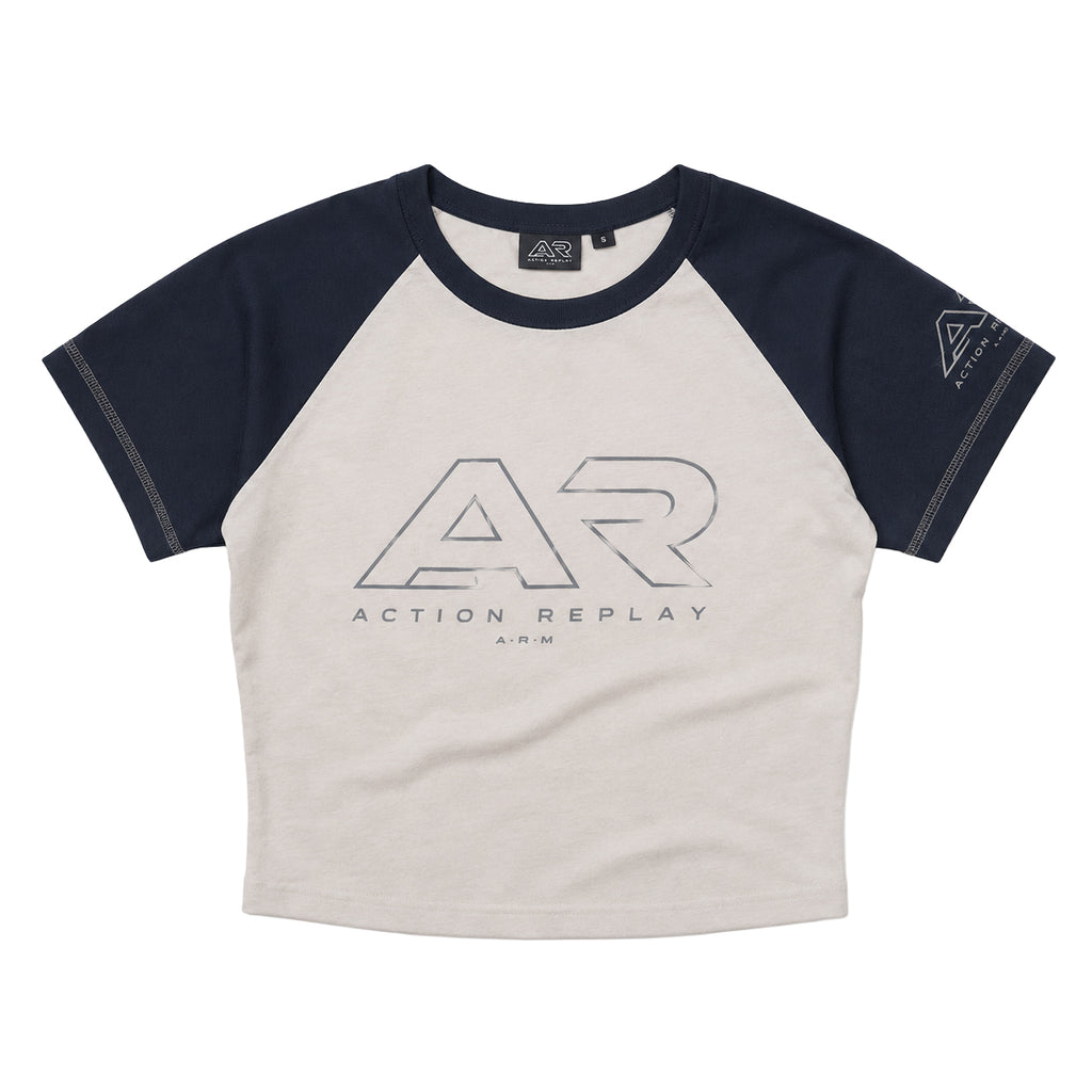 Short Sleeve AR Logo Cropped Shirt