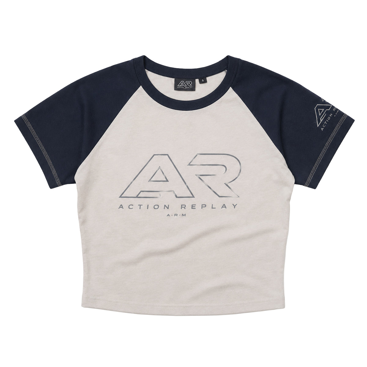 Short Sleeve AR Logo Cropped Shirt