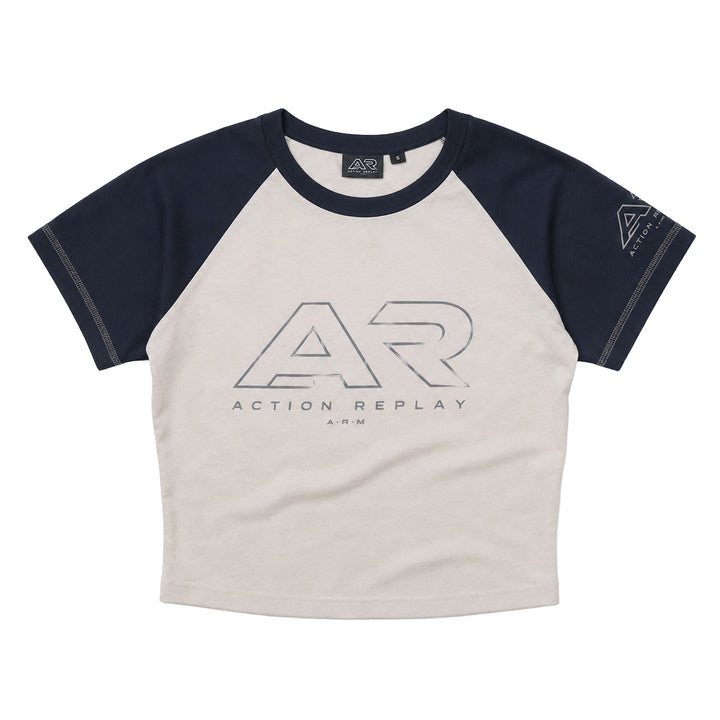 Short Sleeve AR Logo Cropped Shirt